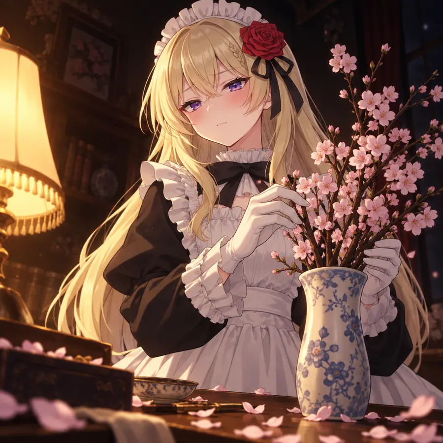 ローゼ：桜を飾る