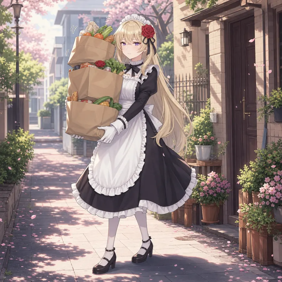 ローゼ：買い物帰りの風景