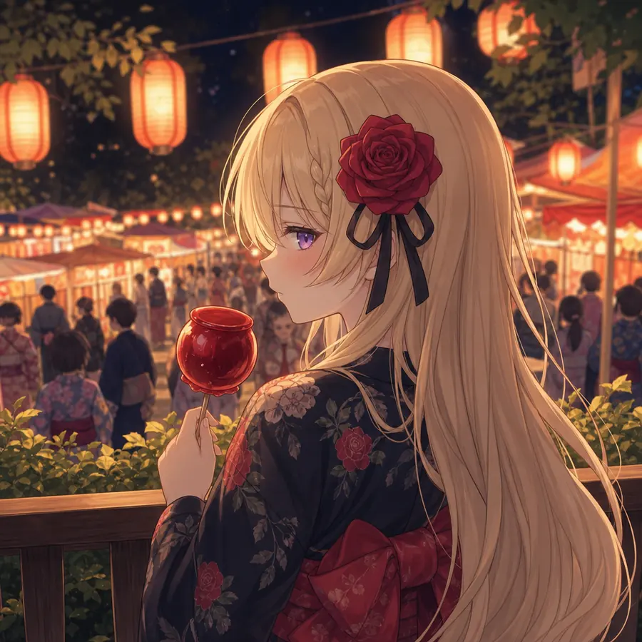 ローゼ：夏祭りを楽しむ
