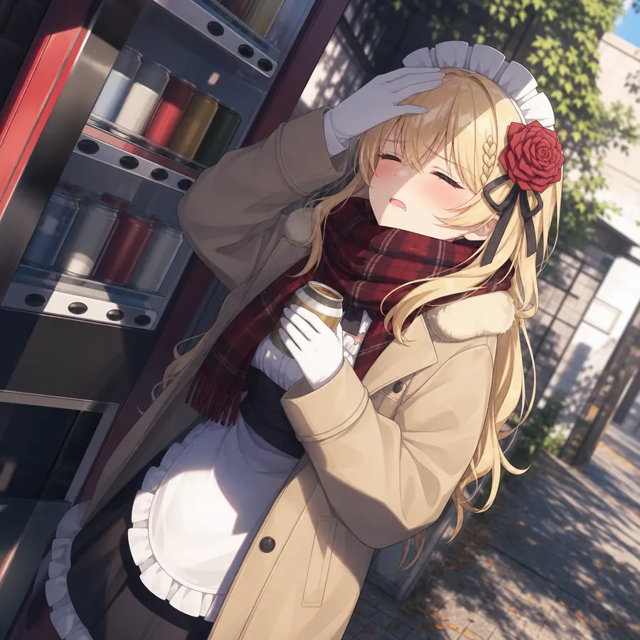 ローゼ：あたたかい缶で一息