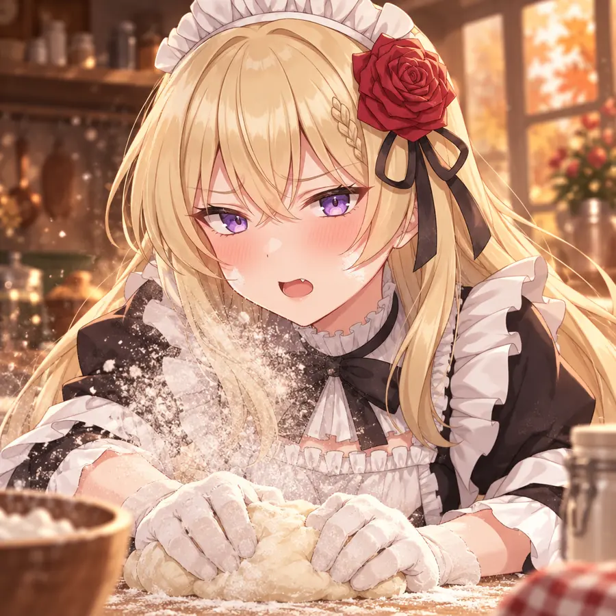 ローゼ：お菓子作りに集中