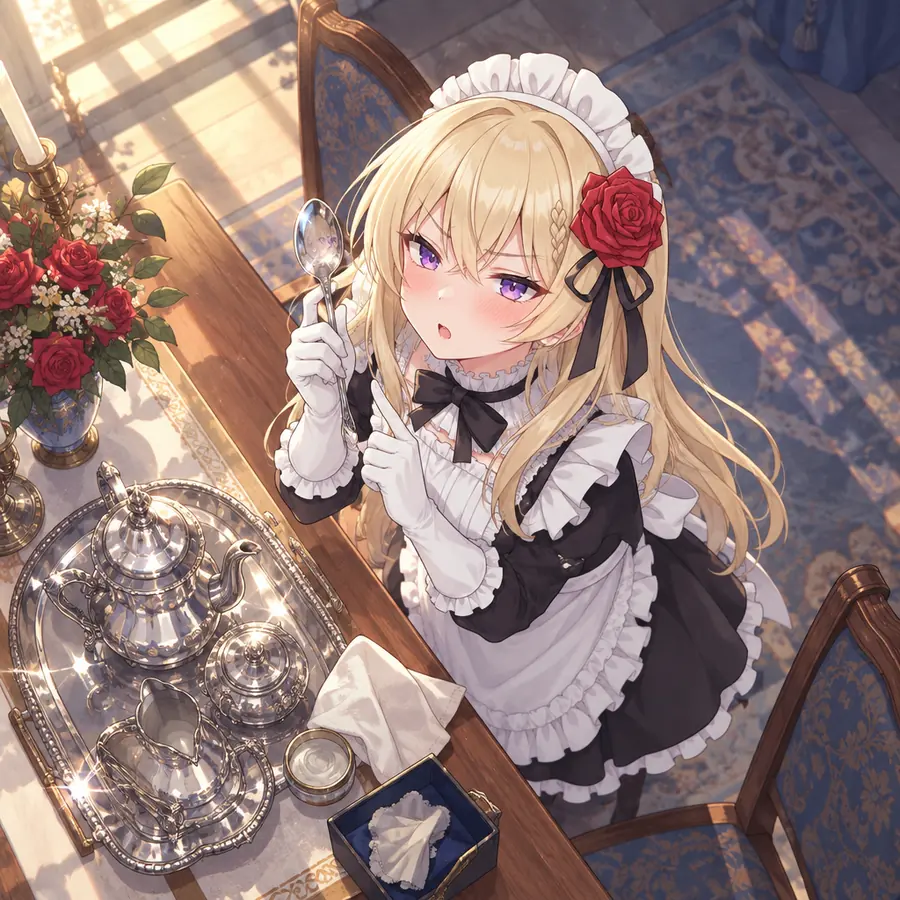 ローゼ：お茶を準備する