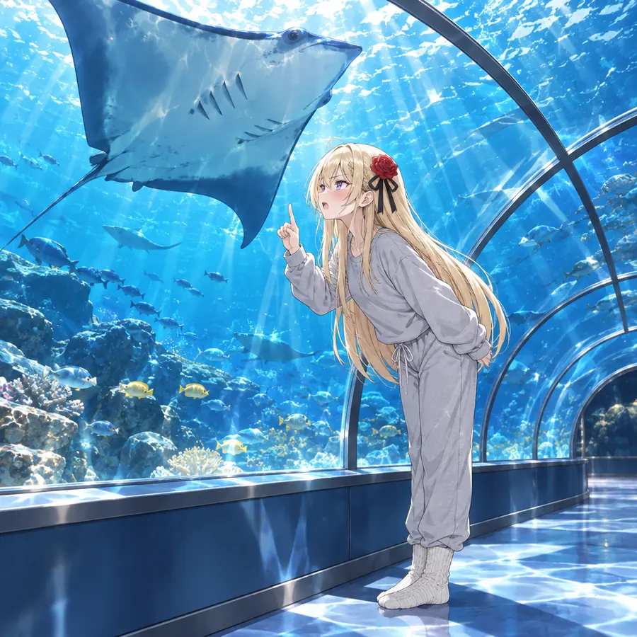 ローゼ：海の生き物に感心